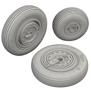 MiG-17 Wheels (for AMMO) (Plastic model)