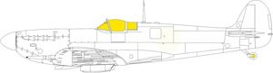 Masking Sheet for Spitfire Mk.Vc Weekend (for Eduard) (Plastic model)