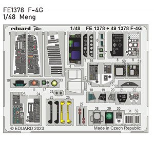 F-4G ズームエッチングパーツ (モンモデル用) (プラモデル)