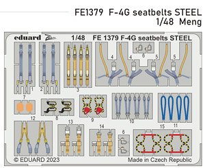 F-4G シートベルト (ステンレス製) (モンモデル用) (プラモデル)