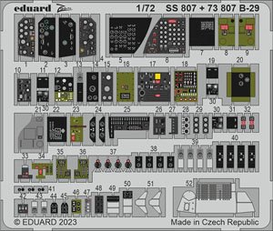 B-29 ズームエッチングパーツ (アカデミー用) (プラモデル)