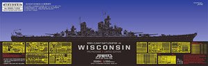 US Navy Battleship BB-64 Wisconsin (Limited Edition) (Plastic model)