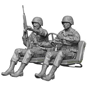 現用 アメリカ陸軍 MUTTジープ運転手&搭乗兵セット 1980～90年代 (2体入) (プラモデル)