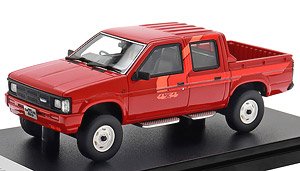 Nissan Datsun 4WD Double Cab AD (1985) Red (Diecast Car)