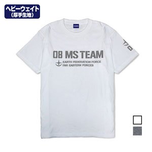 Mobile Suit Gundam: The 08th MS Team Heavy Weight T-Shirt White S (Anime Toy)