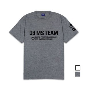 Mobile Suit Gundam: The 08th MS Team Heavy Weight T-Shirt Mix Gray S (Anime Toy)