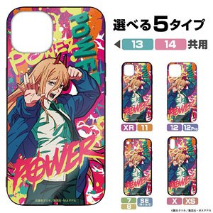 Chainsaw Man Power Tempered Glass iPhone Case for 13/14 (Anime Toy)