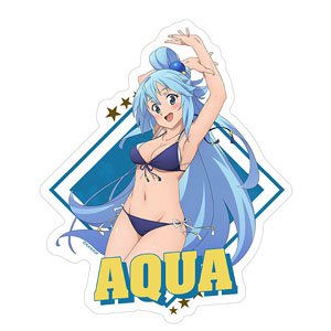 KonoSuba: God`s Blessing on this Wonderful World! 3 [Especially Illustrated] Aqua Swimwear Ver. Sticker (Anime Toy)