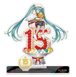 Racing Miku2023 15th Anniversary Ver. Acrylic Stand (Anime Toy)