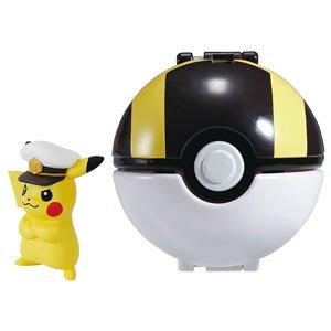Monster Collection Pokedel-Z Captain Pikachu (Ultra Ball) (Character Toy)