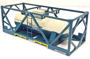 16番(HO) 私有タンクコンテナ UT7C TypeA 塩化スルフリル ペーパーキット (組み立てキット) (鉄道模型)