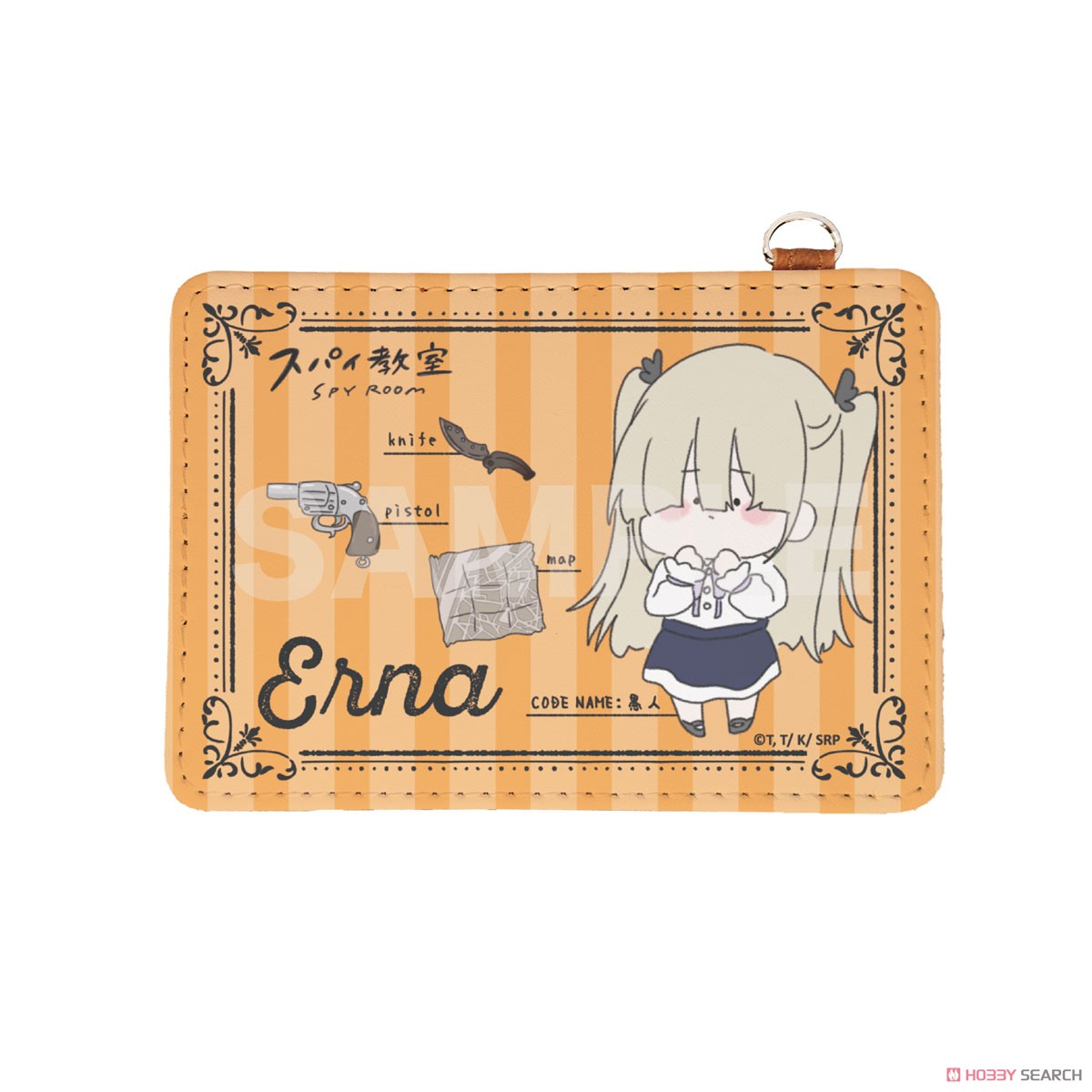 [Spy Classroom] Chill Collection Leather Pass Case 08 Erna (Anime Toy) Item picture1