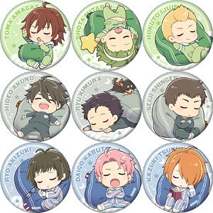 アイドルマスター SideM キャラバッジコレクション ミニキャラ 朝のひととき (9個セット) (キャラクターグッズ)