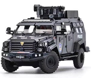 Armored Personnel Carrier (APC) - (LHD) w/Police Equipment (Diecast Car)