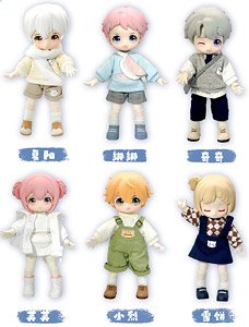 NAGIアニマルキッズシリーズ トレーディングドール (6個セット) (完成品)