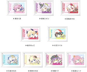 Art Frame Collection Hololive Hug Meets D Box (Set of 9) (Anime Toy)