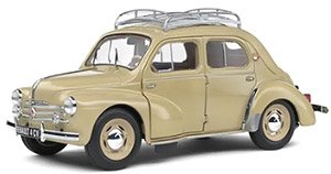 ルノー 4CV 1956 (ベージュ) (ミニカー)