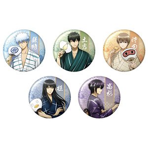 Gin Tama Trading Big Can Badge (Set of 5) (Anime Toy)