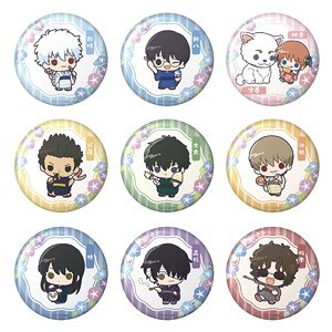 銀魂 トレーディングミニキャラ缶バッジ (9個セット) (キャラクターグッズ)