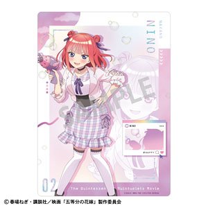 映画 五等分の花嫁 下敷き 中野二乃 バブルガン (キャラクターグッズ)