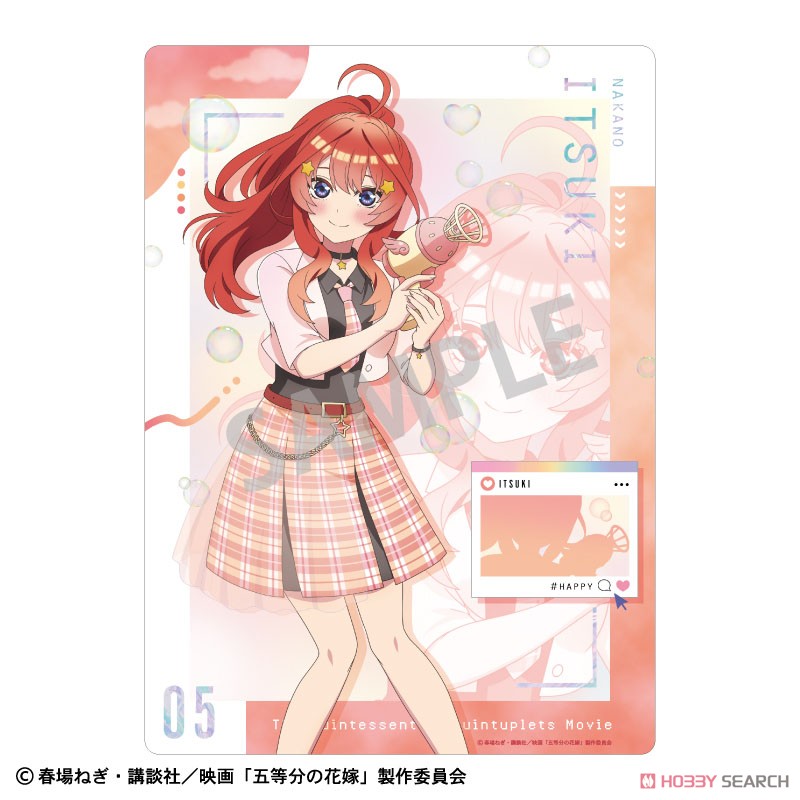 映画 五等分の花嫁 下敷き 中野五月 バブルガン (キャラクターグッズ) 商品画像1