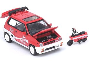 Honda シティ ターボII `Coca-Cola` Motocompo付属 (ミニカー)