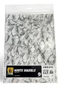 White Marble. Sheet of Marble - 2 pcs. (Plastic model)