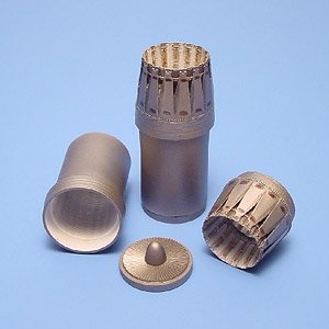 F-15C Eagle exhaust nozzles (for Hasegawa) (Plastic model)