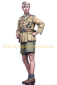German DAK Panzer Officer (Plastic model)
