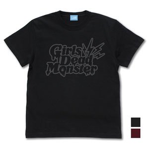 Angel Beats! Girls Dead Monster T-Shirt Black M (Anime Toy)