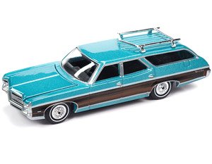 1970 Chevy Kingswood Estate Wagon Champagne Gold / Woody (Diecast Car)