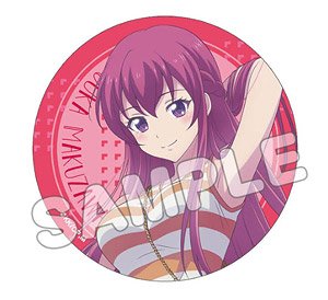 女神のカフェテラス 描き下ろし缶バッジ 幕澤桜花(私服) (キャラクターグッズ)