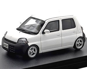 DAIHATSU ESSE ECO Low Down Custom (2006) ホワイト (ミニカー)