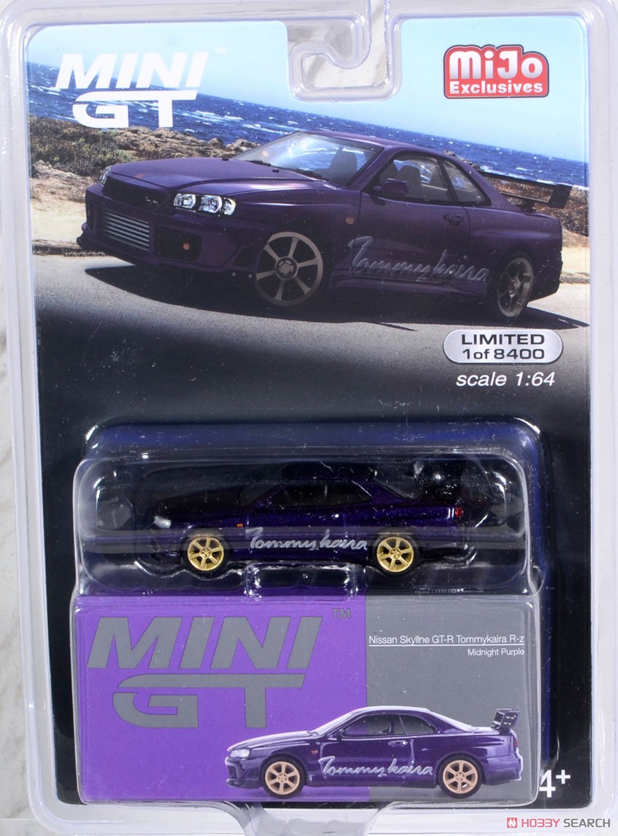 Nissan Skyline GT-R R34 Tommykaira R-z Midnight Purple (RHD) [Clamshell Package] (Diecast Car) パッケージ1
