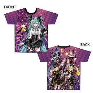 初音ミク×ラスカル 2023 フルグラフィックTシャツ M (キャラクターグッズ)