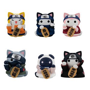 Mega Cat Project Naruto `Nyaruto! Manekineko Fortune Ver.` (Set of 6) (PVC Figure)