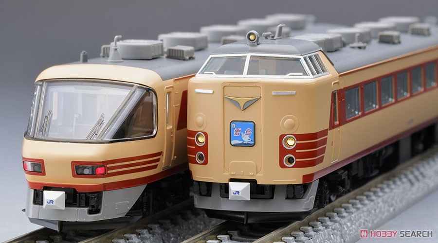 J.R. Limited Express Series 485 (Kyoto Railyard/KURO481-2000) `Raicho` Standard Set (Basic 5-Car Set) (Model Train) Item picture13