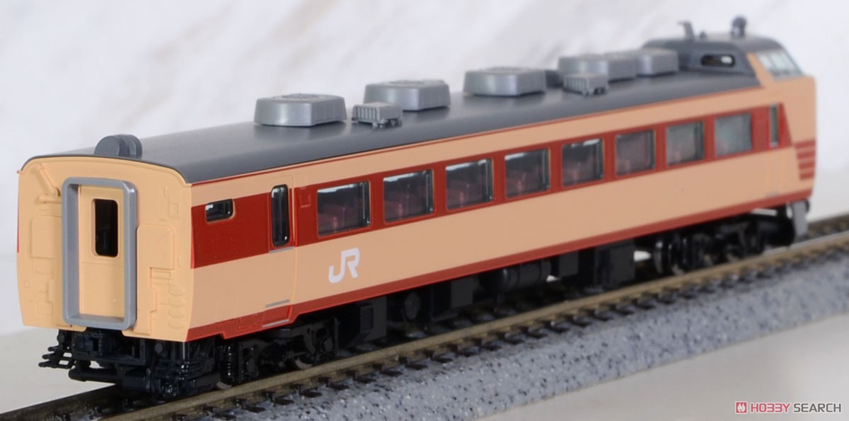 J.R. Limited Express Series 485 (Kyoto Railyard/KURO481-2000) `Raicho` Standard Set (Basic 5-Car Set) (Model Train) Item picture9
