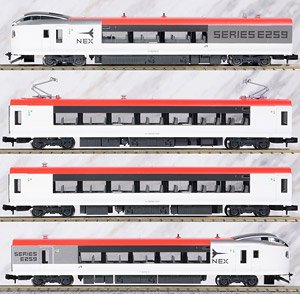 J.R. Limited Express Series E259 `Narita Express` (New Color) Standard Set (Basic 4-Car Set) (Model Train)