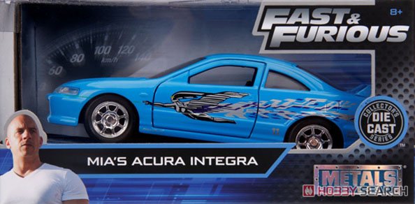 F&F Mia`s Acura Integra Type R Blue (Diecast Car) Package1