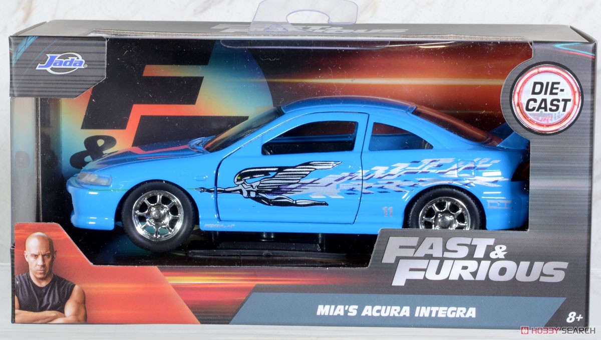 F&F Mia`s Acura Integra Type R Blue (Diecast Car) Package2