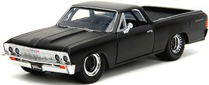F&F X 1967 Chevy El Camino Black (Diecast Car)