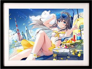 【50枚限定】 宮瀬まひろ先生直筆サイン入り X-ART製 A3+サイズジークレー