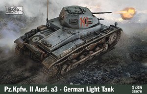 Pz.Kpfw. II a3 - German Light Tank (Plastic model)