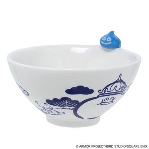 Dragon Quest Smile Slime Japanese Series Rice Bowl Blue (Anime Toy)