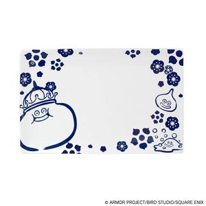 Dragon Quest Smile Slime Japanese Series Long Plate Blue (Anime Toy)