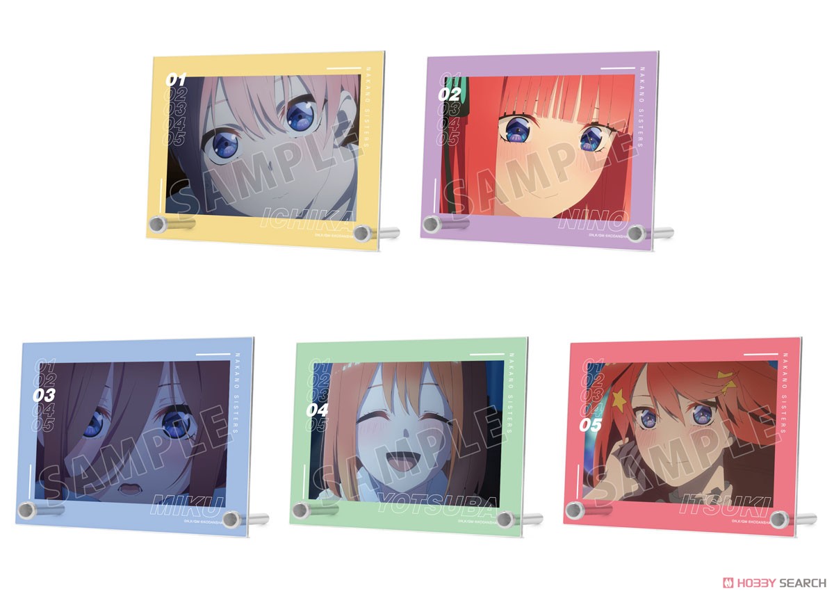 映画『五等分の花嫁』 中野五月 場面写A6アクリルパネル (キャラクターグッズ) その他の画像2