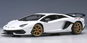 Lamborghini Aventador SVJ (Pearl White) (Diecast Car)