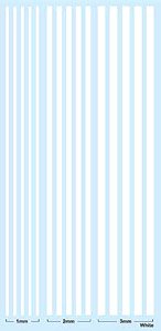 Line Decal:White [1mm,2mm,3mm] (デカール)