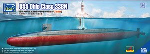 U.S. Ohio Class Nuclear Submarine (2 Pieces) (RL27004) (Plastic model